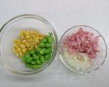 揚げない♪枝豆とコーンのミンチカツ作り方1写真