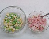 揚げない♪枝豆とコーンのミンチカツ作り方2写真