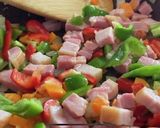 フライパンで簡単♪彩り野菜のカレーピラフ作り方4写真