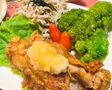 チキン竜田・冷たい蕎麦で夏ご飯作り方1写真