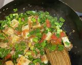 ニラとトマト入麻婆豆腐『何食べ』#107作り方8写真