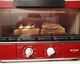 フィッシュソーセージで焼きサンドイッチ作り方7写真