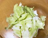 簡単おつまみ 梅海苔キャベツ作り方2写真