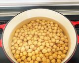 ひよこ豆の戻し方　ル・クルーゼ使用作り方1写真