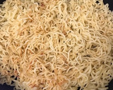 牛肉とピーマンと筍の焼きそば作り方2写真