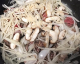 牛肉とピーマンと筍の焼きそば作り方5写真