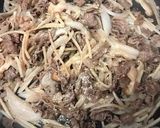 牛肉とピーマンと筍の焼きそば作り方6写真