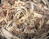 牛肉とピーマンと筍の焼きそば作り方6写真