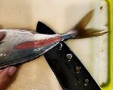 やってみよー!アジの三枚おろし!作り方16写真