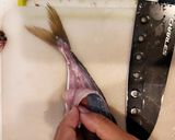やってみよー!アジの三枚おろし!作り方17写真