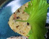 おにぎり　しそおにぎり　昆布　梅干し作り方4写真