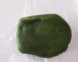 抹茶あん&こしあん・抹茶ちぎりパン作り方5写真