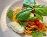 バジルとモッツァレラチーズのトマトパスタ作り方6写真