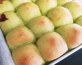 抹茶あん&こしあん・抹茶ちぎりパン作り方13写真