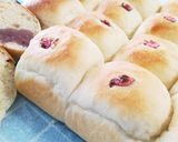 抹茶あん&こしあん・抹茶ちぎりパン作り方17写真