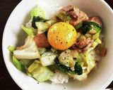 鶏しょうがスタミナ丼作り方6写真