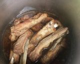 スペアリブ焼肉たれ煮:圧力鍋作り置き作り方6写真