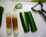 簡単！胡瓜竹輪のクリームチーズ作り方1写真