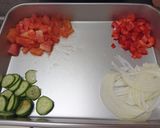 酸味がきいた夏野菜のさっぱりガスパチョ作り方2写真