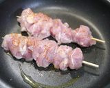 フライパンで簡単！ピリ辛塩焼き鳥作り方2写真