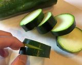 ズッキーニとひき肉の挟み焼作り方1写真