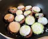 ズッキーニとひき肉の挟み焼作り方4写真