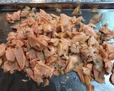 鮭とほうれん草のクリームパスタ作り方1写真