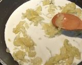 鮭とほうれん草のクリームパスタ作り方5写真