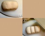 甘くない、かに形パン(米粉入り)作り方9写真