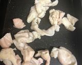 鶏皮甘辛煮作り方1写真