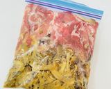 【下味冷凍】豚肉ときのこの生姜味噌作り方2写真