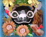 キャラ弁☆スティッチ弁当作り方5写真