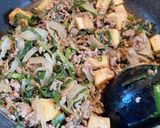 厚揚げ入りニラそぼろ丼作り方6写真