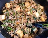 厚揚げ入りニラそぼろ丼作り方7写真
