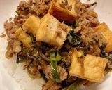 厚揚げ入りニラそぼろ丼作り方8写真