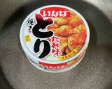 焼き鳥缶でなんちゃって「鶏せいろ蕎麦」作り方2写真