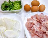我が家の親子丼 *☻*作り方1写真