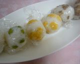 お弁当に♪枝豆・卵焼き・そぼろ三色にぎり作り方5写真