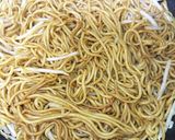 大分風麺パリ♪モツニラもやし焼きそば作り方3写真