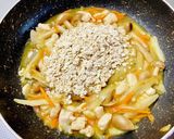 オートミールで鳥ごぼうの炊き込みご飯風♡作り方8写真
