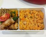 味だけケチャップオムライス弁当作り方1写真