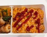 味だけケチャップオムライス弁当作り方2写真