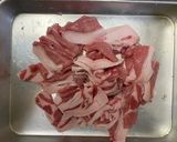 豚肉のハニーマスタード焼き/七尾市給食作り方1写真