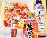 揚げない＊豚こまの中華風味からあげ＊簡単作り方1写真