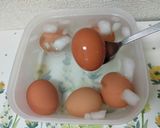 水から茹でる！つるんと剥ける魔法の茹で卵作り方6写真