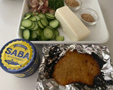 サバ缶丸ごと使って簡単冷や汁作り方1写真