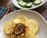 夏野菜で元気！華やぐお花プレート作り方3写真