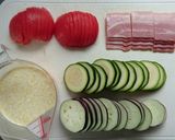夏野菜の彩りカレーキッシュ。作り方7写真