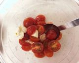 ミニトマトとクリームチーズのマリネ作り方2写真