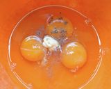 チーズインオムレツ作り方1写真